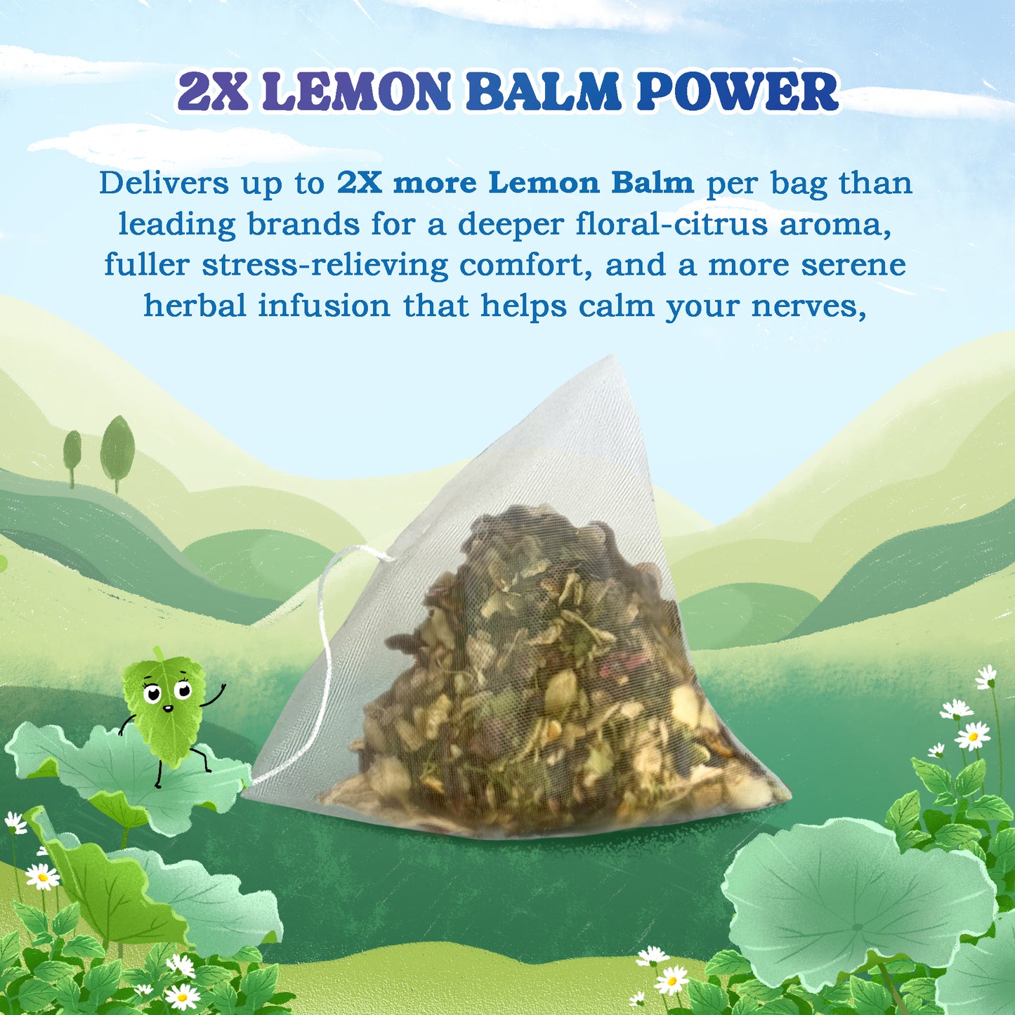 Lemon Balm Herbal Tea Bags