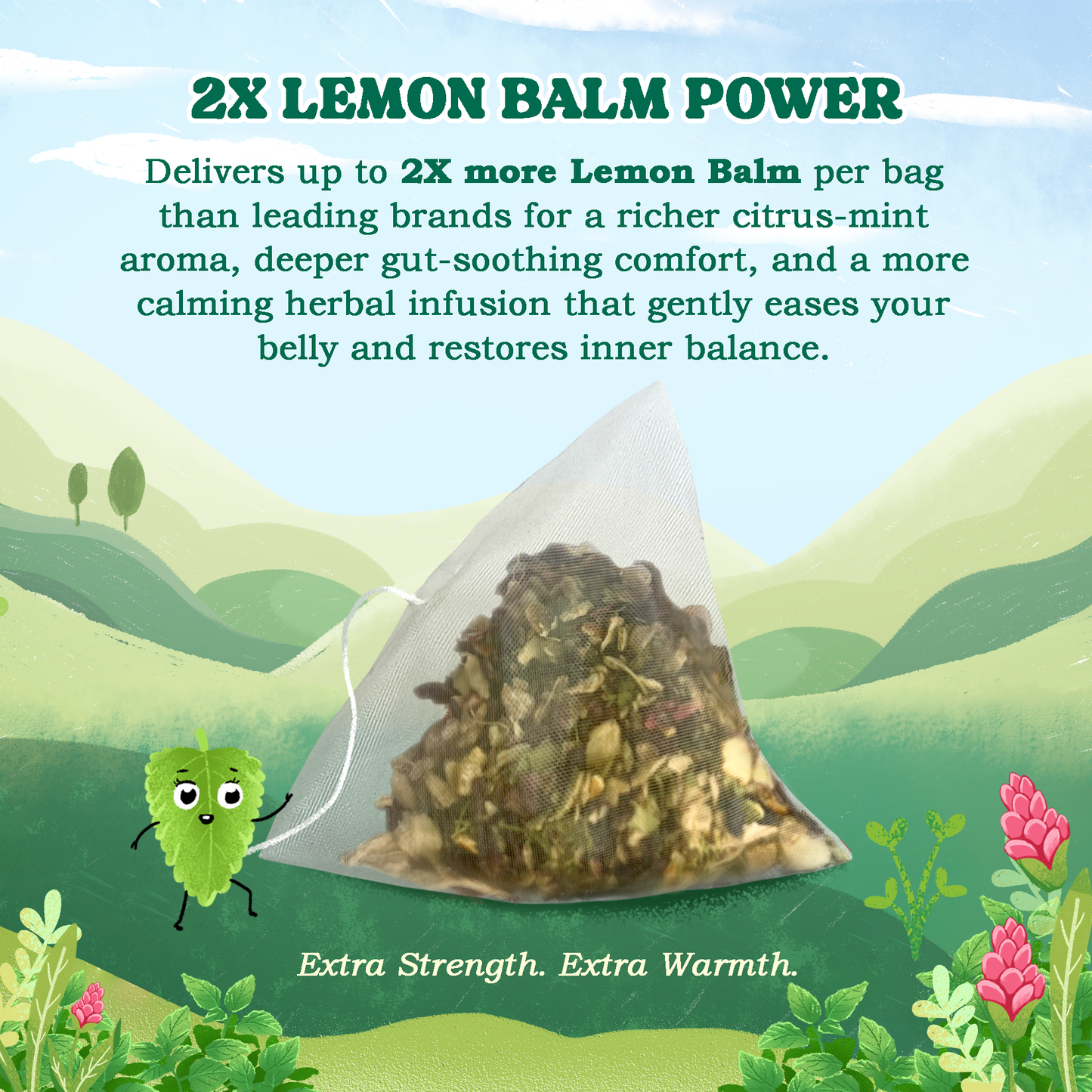Lemon Balm Herbal Tea Bags
